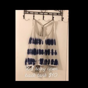 Roxy open back tank top